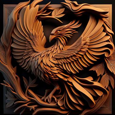 3D model phoenix (STL)